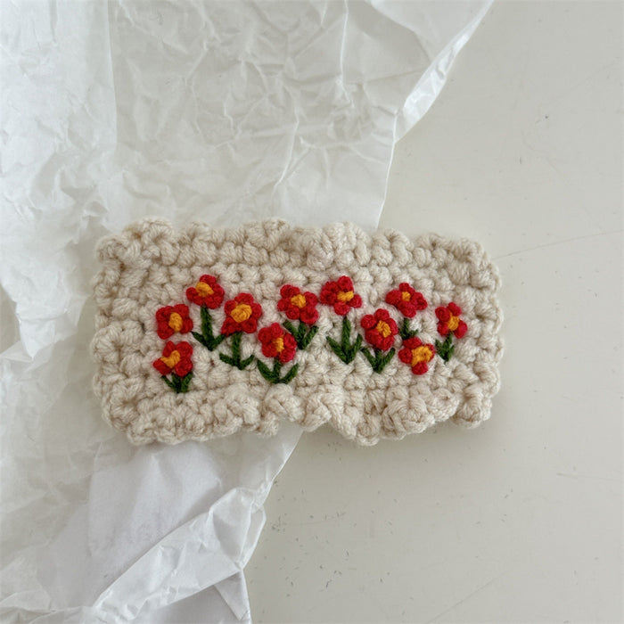 Wholesale Crochet Handmade Embroidered Cute Hair Clips