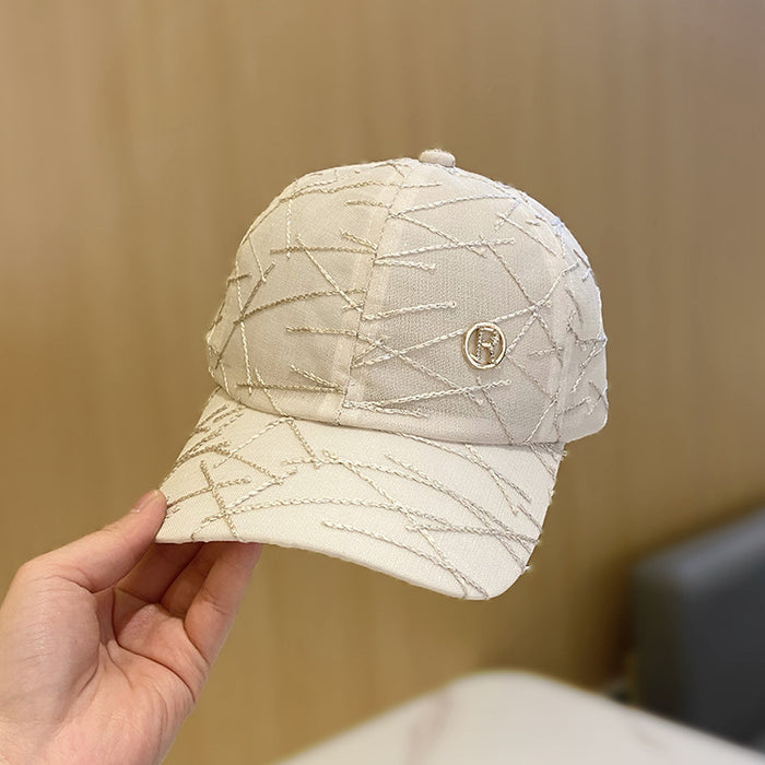 Wholesale Hat letter breathable mesh baseball cap, outdoor sun shading and sun protection versatile duckbill cap