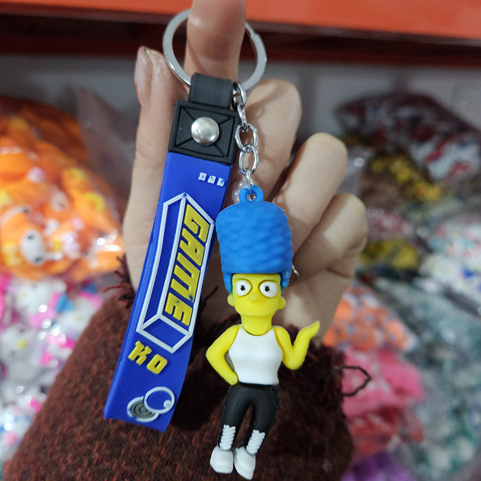 Wholesale PVC Cartoon Doll Keychain JDC-KC-YiZhuo006