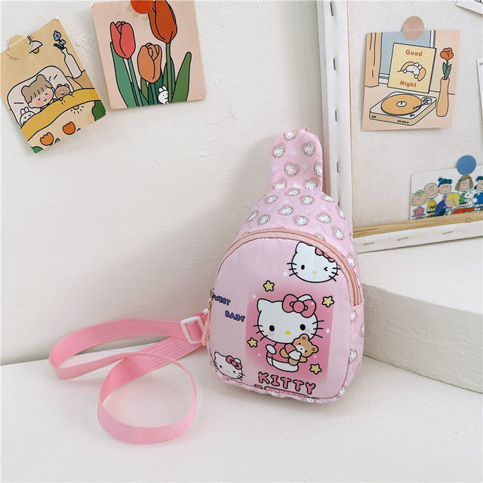 Wholesale Nylon Children's Shoulder Bag Cute Cartoon Crossbody Bag JDC-SD-YuanDuo088