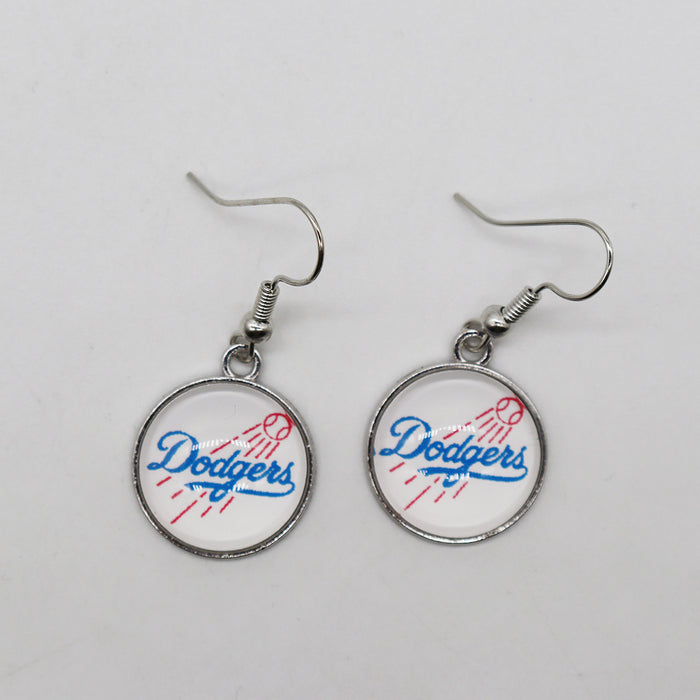 Wholesale Baseball Team Football Team Earrings Pendant Moonlight Gemstone Pendant Sports Earrings