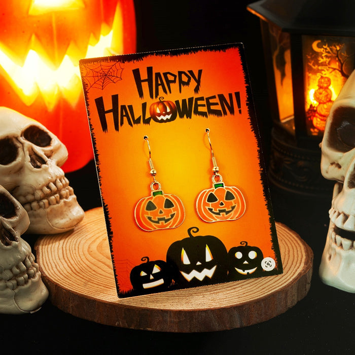 Wholesale  Earrings Collection Cute Cartoon Fun Ghost Pumpkin Skull Earrings