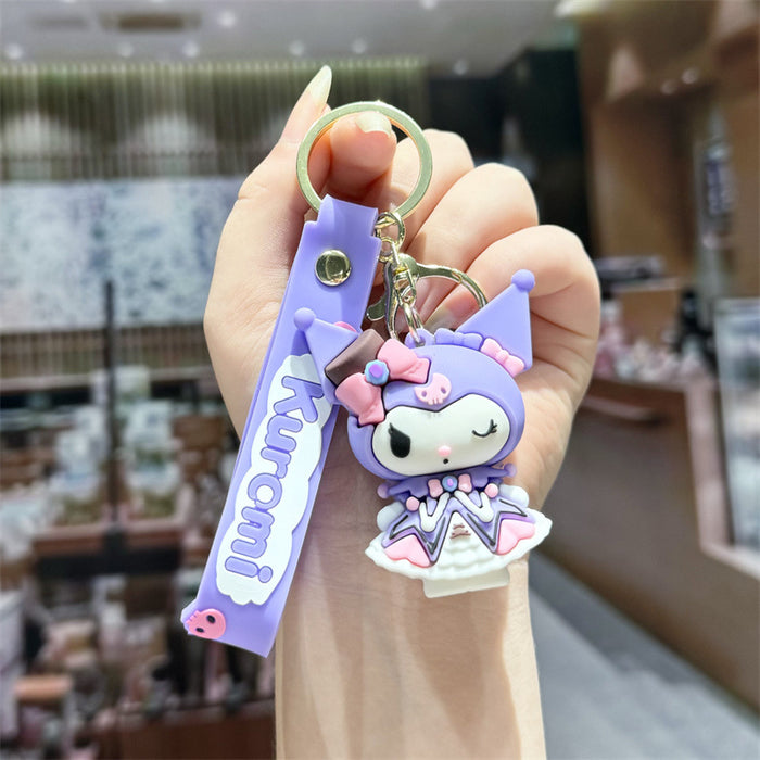 Wholesale Cartoon Silicone Doll Keychain JDC-KC-HaoXi007