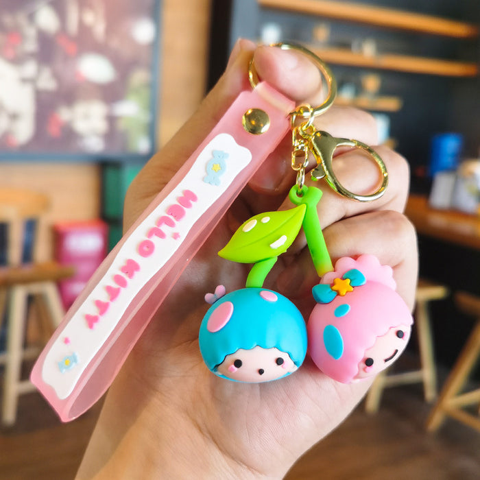 Wholesale Cartoon Doll Rubber Keychain JDC-KC-Tingm163