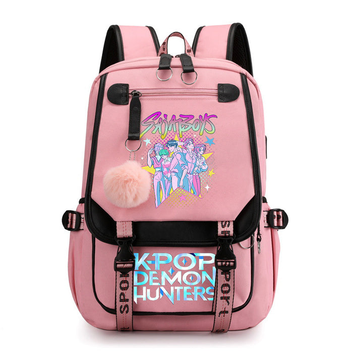 Wholesale  Fashionable Color-Block Unisex Backpack , Lightweight and Large Capacity