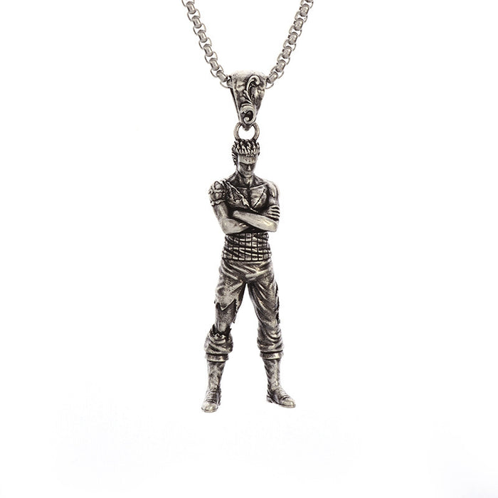 Wholesale  Retro Alloy Cartoon Character Pendant Necklace