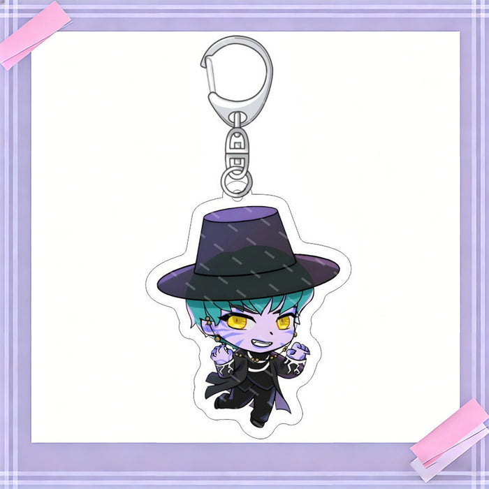 Wholesale 10pcs/set K-POP anime merchandise acrylic keychains and pendants