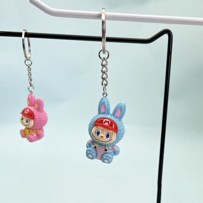 Wholesale Cute cartoon pendant doll small accessory keychain