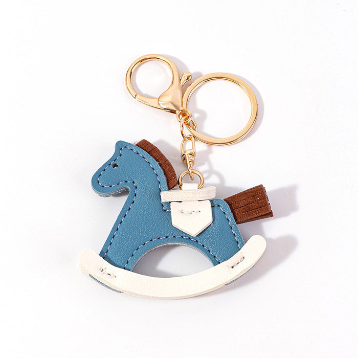 Wholesale Leather Pony Decorative Keychain JDC-KC-QianC002
