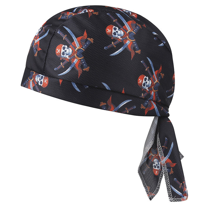 Wholesale Sports Print Skull Pirate Hat Outdoor Adult Men and Women Sunscreen Hat