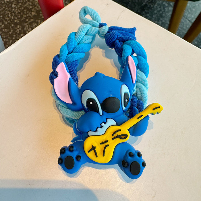 Wholesale Handmade cartoon hand rope small rubber band for boyfriend bracelet couple girlfriends hair rope women' s hair