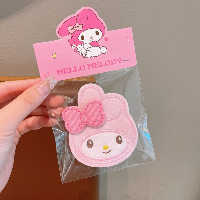 Wholesale cute cat  embroidery Hair Clips
