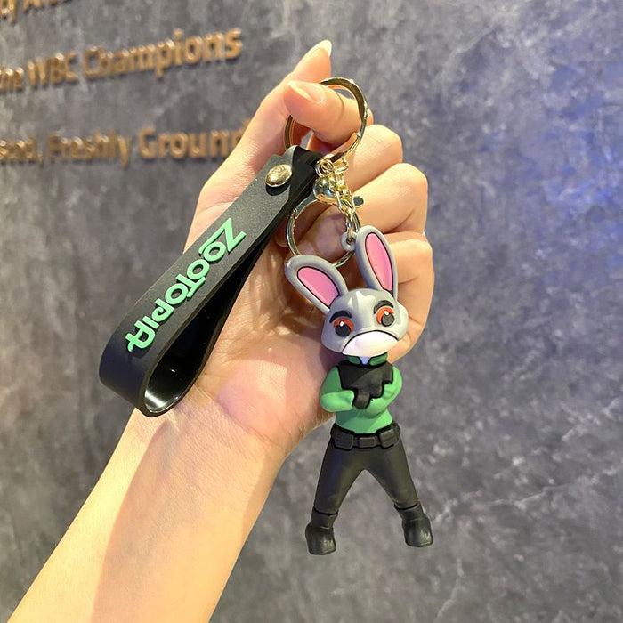 Wholesale Creative keychain, cute car keychain, men's and women's bag, couple's small pendant