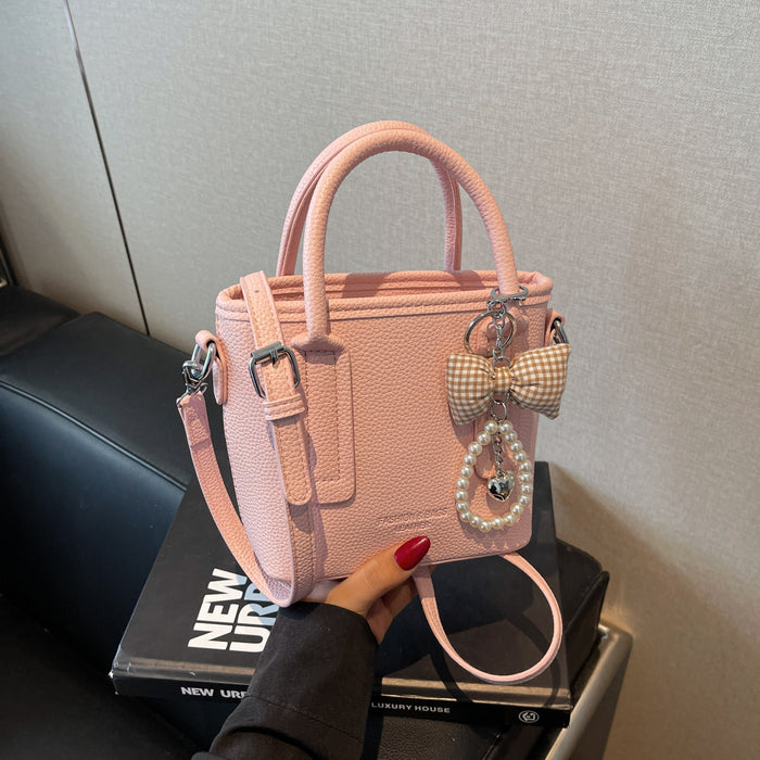 Wholesale New Small Bag Texture Handheld Bucket Bag Versatile Retro Commuter Crossbody Bag