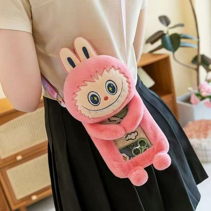 Wholesale Cartoon Doll Plush Bag Cute Plush Toy Backpack Crossbody Casual Versatile Birthday Gift