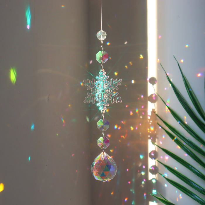 Wholesale Crystal Sun Catcher Pendant Glass Rainbow Hanging Ornament for Home Decor