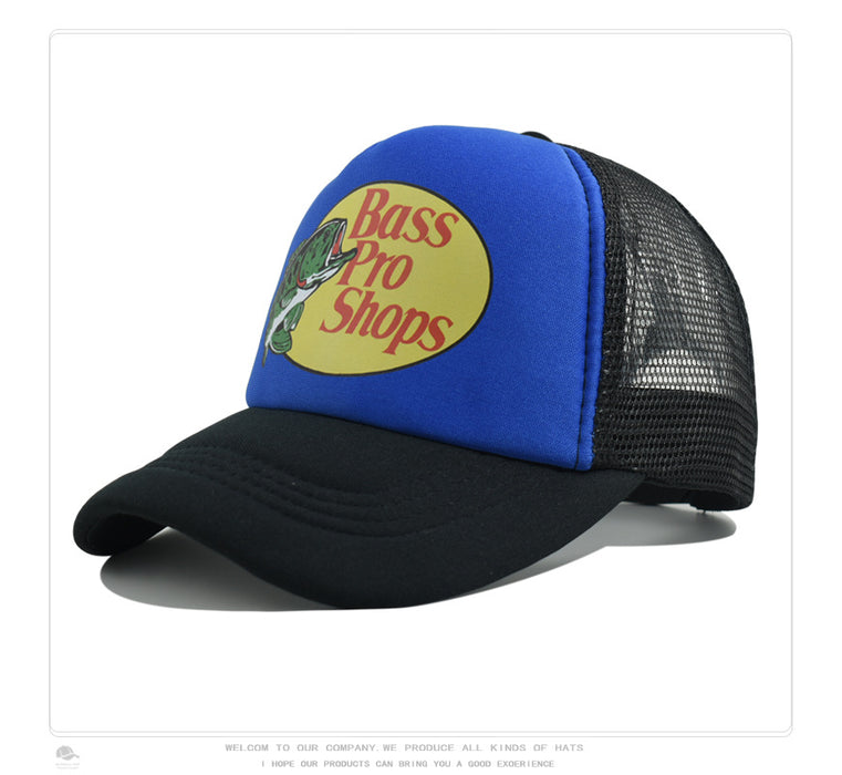 Wholesale Printed baseball cap summer net cap outdoor sunscreen sunshade driver cap