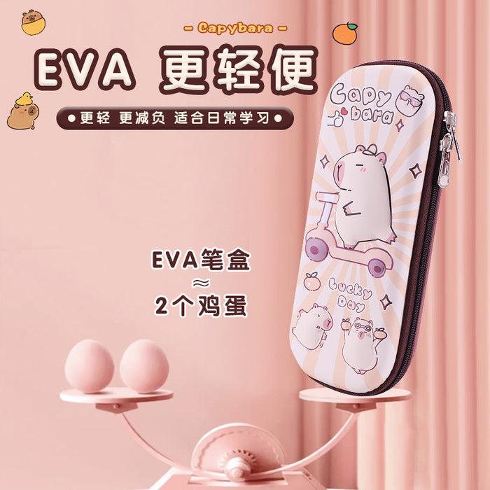 Wholesale Cartoon Pencil Case for Primary School Students Large Capacity Storage