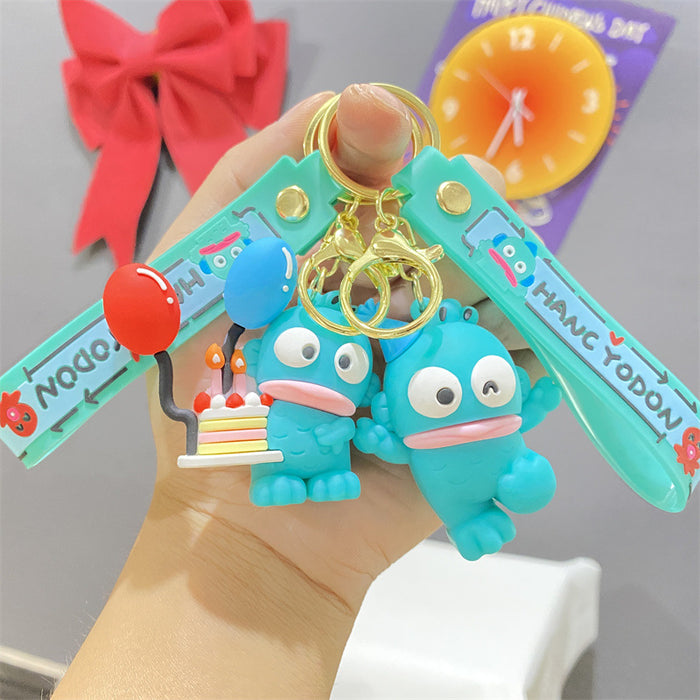 Wholesale Clown fish PVC key chain cute couple doll car key chain bag pendant