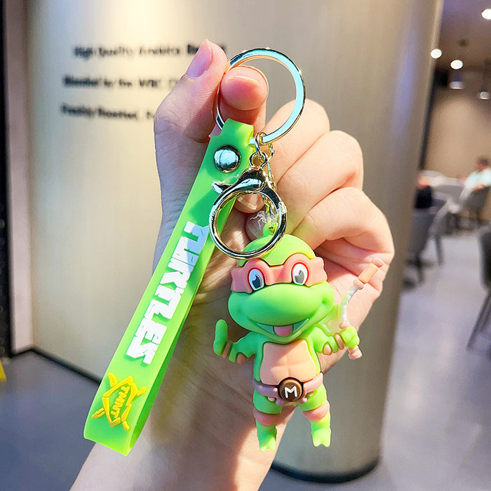 Wholesale PVC Cartoon Silicone Doll Keychain JDC-KC-MLZ001