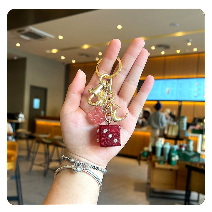 Wholesale Bag Pendant Diamond Keychain Elegant Personalized Accessories