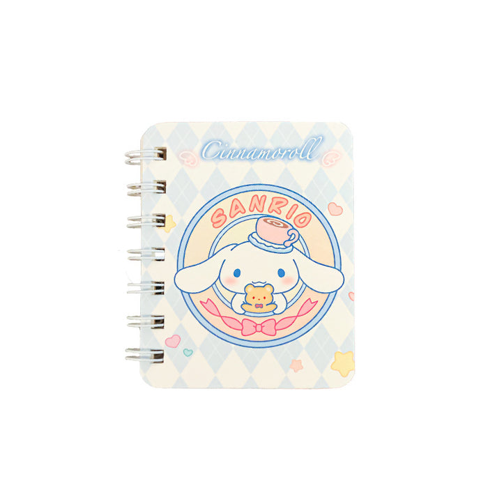 Wholesale 4 Sets of A7 Small Coil Cartoon Paper Notebook JDC-NK-YYC005