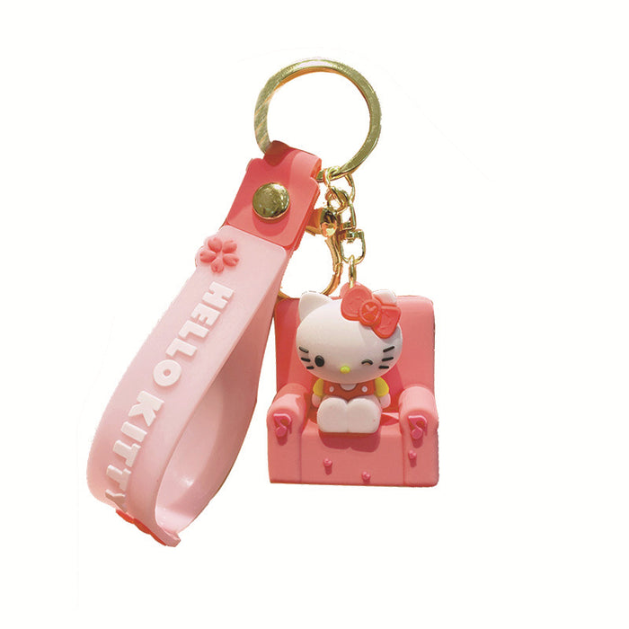 Wholesale Cartoon Doll PVC Keychain JDC-KC-LiuFan002