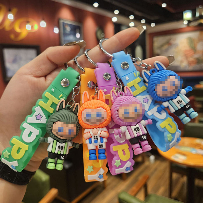 Wholesale Cartoon Little Sheep Keychain Cute Doll Couple Mobile Phone Bag Pendant Small Gift