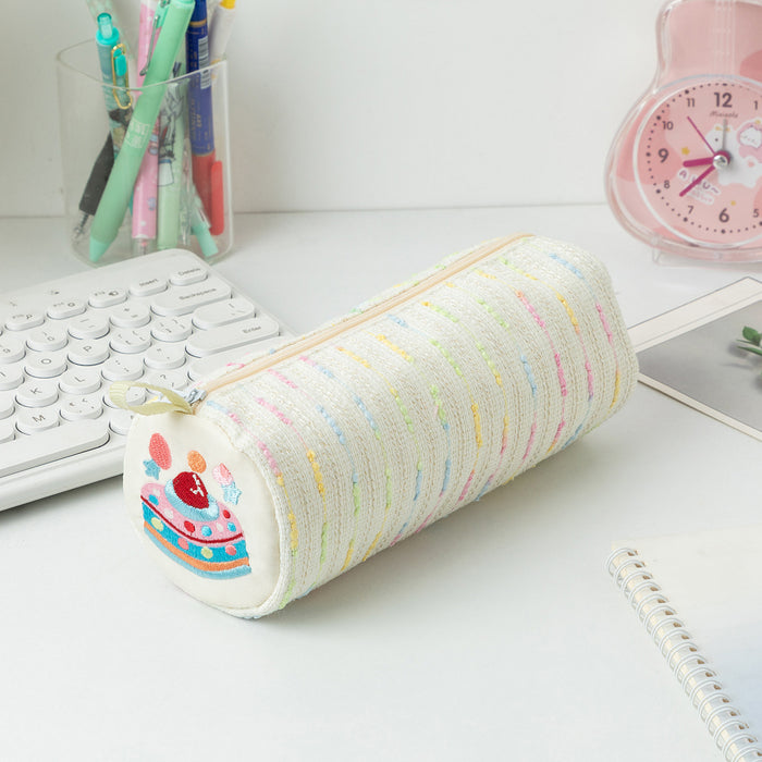 Wholesale Cute Cartoon Strawberry Cake Pencil Bag