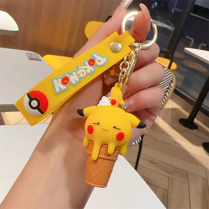 Wholesale Keychain Cartoon PVC Doll Car Parts Keychain Pendant
