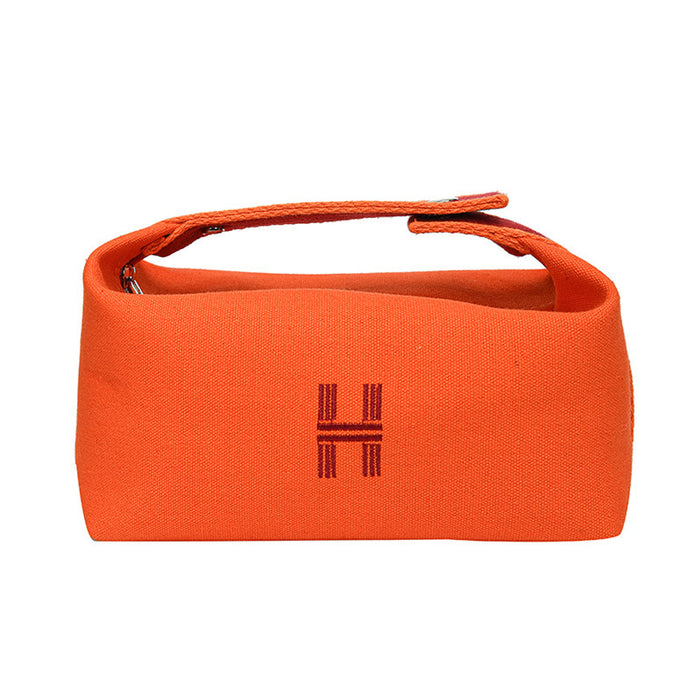 Wholesale Makeup bag, hand-held canvas bag, large capacity cosmetic storage bag, travel grooming bag