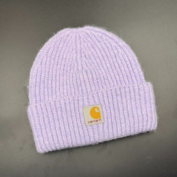 Wholesale Simple Warm Striped Knitted Hat