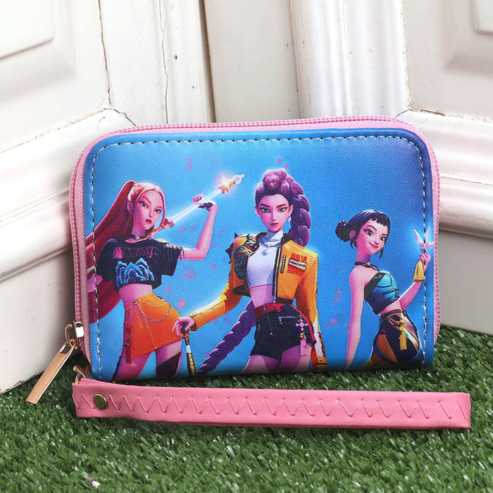 Wholesale K-Pop Cartoon Kids'  and Girls'  Handheld Coin Purse