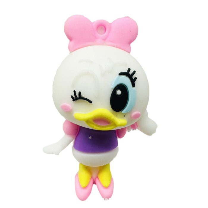 Wholesale Cartoon keychain accessories, cute decorative materials, accessories, pen tips, three-dimensional DIY soft rubber pendant