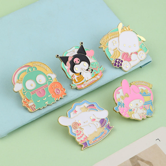 Wholesale Cute Cartoon Clothing Metal Badge Accessories Pin