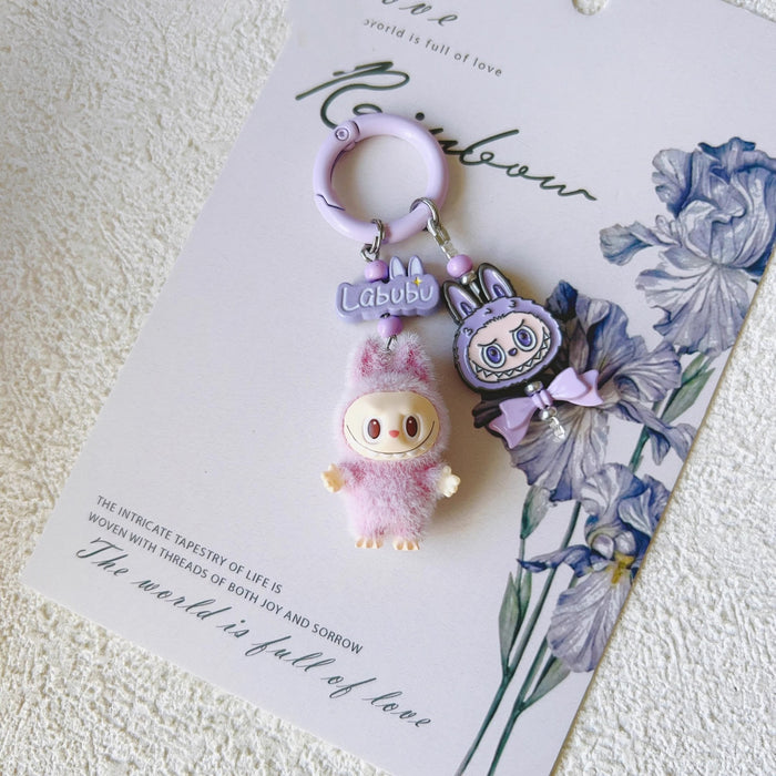 Wholesale Doll Enamel Sitting Posture Cute Mobile Phone Pendant Keychain
