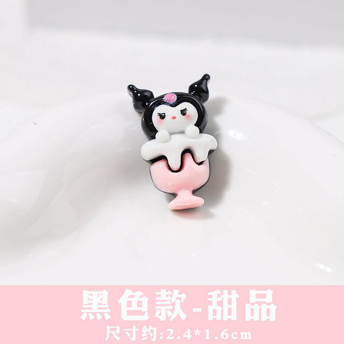Wholesale Cartoon Series Resin Accessories DIY Cream Glue Phone Case Hair Accessories Handmade Material