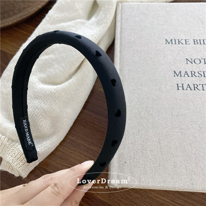 Wholesale Wave Point Love Bow Hair Hoop Fashion Headband Versatile Headwear Hair Accessories