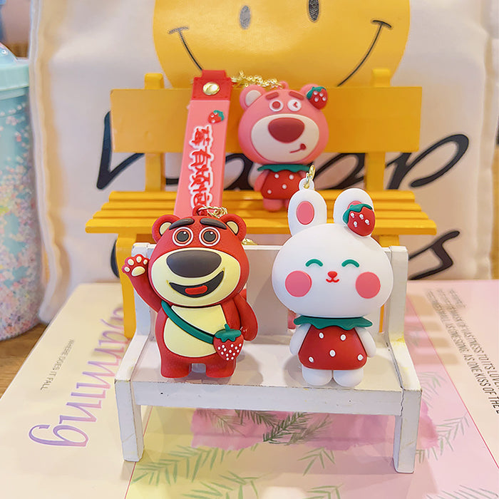 Wholesale Cartoon Silicone Doll Keychain JDC-KC-MingT038