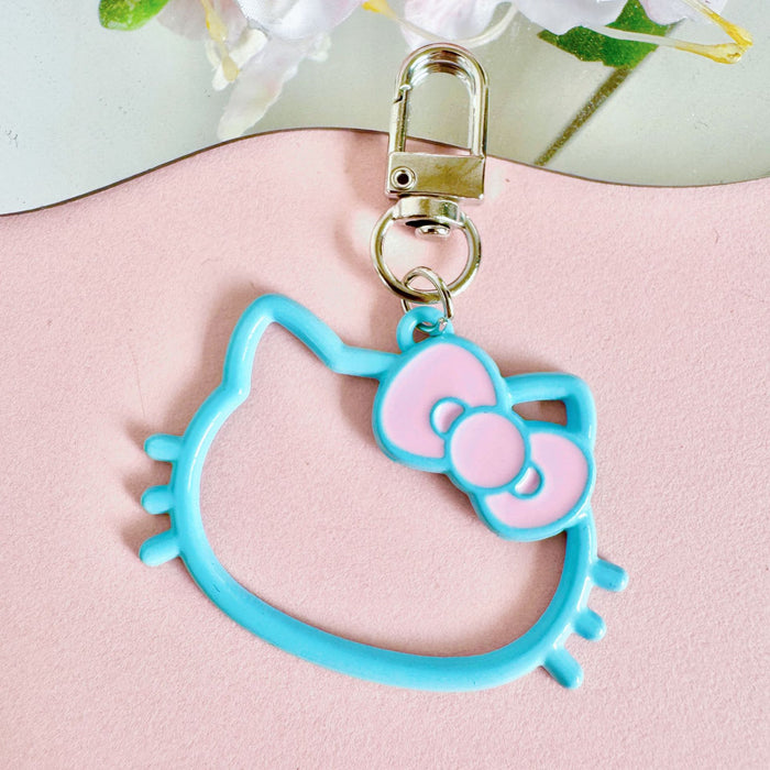 Wholesale New Creative Hollow out Alloy Key Pendant Decoration Cute Cartoon Bag Decoration Accessories Hanging Accessories Wholesale