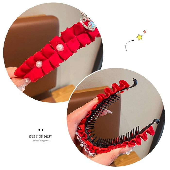 Wholesale Children's ponytail buckle butterfly hairpin hair accessory