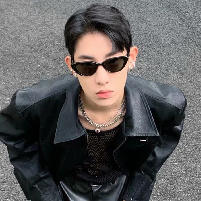 Wholesale Pink sunglasses with high-end feel, new retro small frame glasses