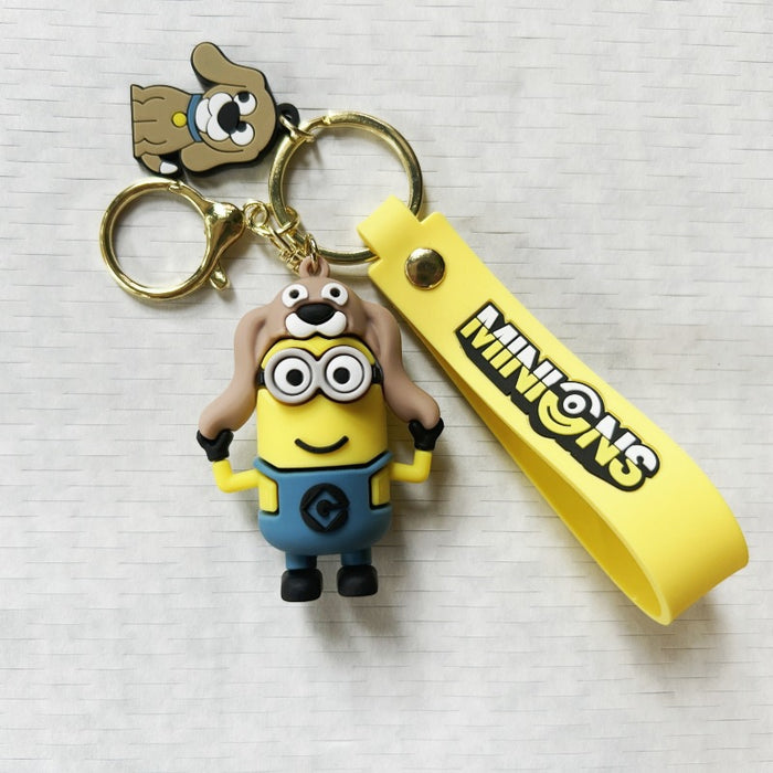 Wholesale Creative cartoon keychain pendant, cute PVC keychain doll pendant
