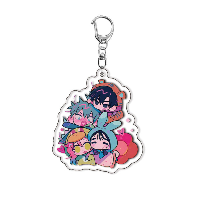 Wholesale Acrylic Double-Sided Keychain Anime Peripheral Creative Pendant