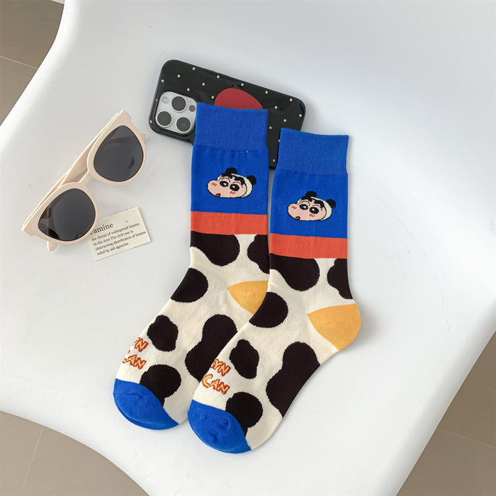 Wholesale Cartoon Anime Socks Cute New Medium Socks for Outer Wear Personalized Long Socks