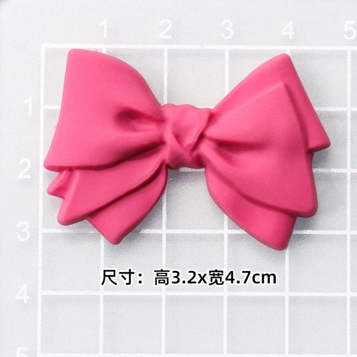 Wholesale 5pcs Cartoon bear soft rubber accessories cream rubber mobile phone case hole shoes hair accessories material bag