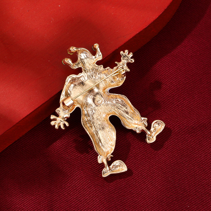 Wholesale Retro Niche Christmas Brooch
