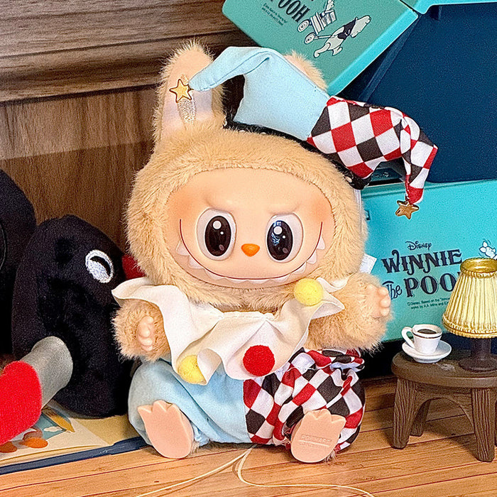 Wholesale Cute and playful clown costume Universal Plush Doll Clothing Clothes Plush