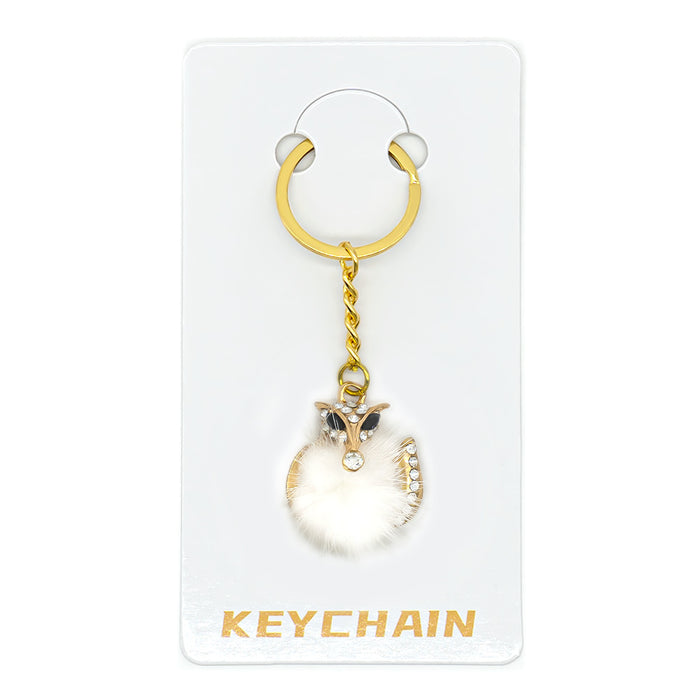 Wholesale Cartoon Christmas Metal Keychain Bag Charm Cute Holiday Gift Accessory