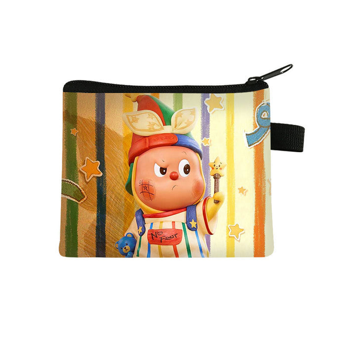 Wholesale Cute Star Children' s Cartoon Creative Girls Portable Storage Coin Purse Student Supplies